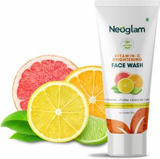 NEOGLAM Vitamin C Brightening , for Glowing, Acne-Free & Depigmented Skin Face Wash