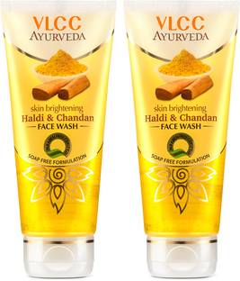VLCC Ayurveda Skin Brightening Haldi & Chandan (Pack of 2) Face Wash