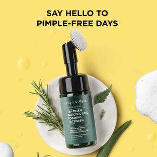 ZM Zayn & Myza Tea Tree & Salicylic Acid For Men, Reduce Acne & Pimple Foaming (Pack of 2) Face Wash