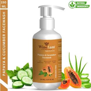 winelam Papaya Deep Cleanse For Glowing Skin| All Skin Types| Men & Women  Face Wash