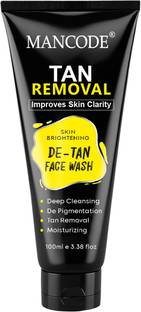 MANCODE Tan Removal Face wash Instant Deep Cleansing Moisturizing Improves Skin Clarity Face Wash