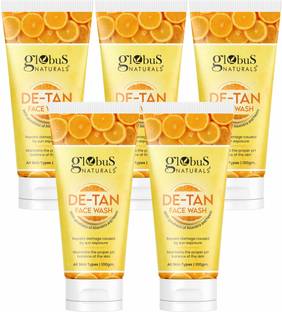 Globus Naturals De-Tan  For All Skin Types Face Wash