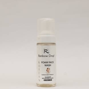 rainbow drop KOREAN FOAM FACE WASH TAN REMOVE WITH SAFFRON AND LACTIC Face Wash