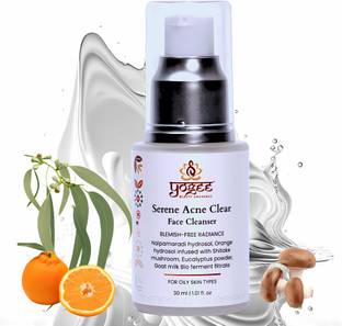 yogee Serene Acne Clear Face Cleanser - Achieve Clear Radiant Skin Face Wash