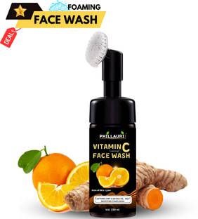 Phillauri Brightening Vitamin C Foaming with Built-In Face Brush for deep cleansing Face wash Face Wash