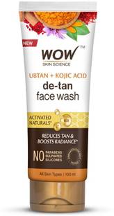 WOW SKIN SCIENCE Ubtan  For Oily - Tan Removal and Brightening Face Wash