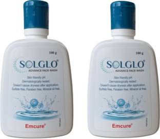 SolGlo Advanced , Skin Friendly pH, Sulfate Free, Paraben Free, 100 ml Face Wash