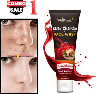 Phillauri Kesar Chandan Skin Lightening, Improves Skin texture & Reduces Dryness Face Wash