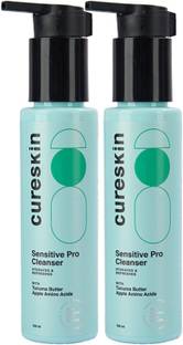 cureskin Sensitive Pro Cleanser with Apple Extracts for Sensitive Skin  Face Wash