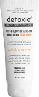 detoxie Anti-Pollution & De-Tan Refreshing  Face Wash