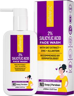 NUATRAFOL 2% Salicylic Acid  | Anti-Acne Cleanser with Zinc, Oat Extract, Allantoin & 1% Lactic Acid | Gently Exfoliates, Unclogs Pores & Reduces Oil | For Oily & Acne-Prone Skin | Cleanser for Women & Men Face Wash