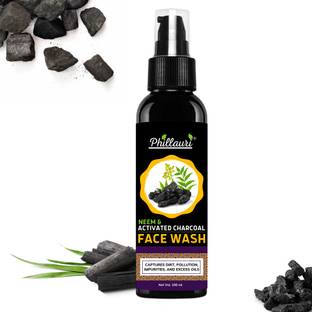Phillauri Foaming Activated Charcoal for deep cleansing & Removes Dirt Face Wash