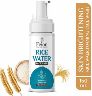 Feion Rice Water Foaming  For Tan Removal, Even Skin Tone, Skin Exfoliation, Remove Dark Spot & Boost Inner Glow Face Wash
