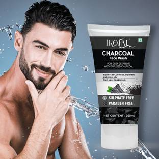 IKOTAL Charcoal  For Brighter Skin & Nourishment / Even Tone For Men Women Face Wash