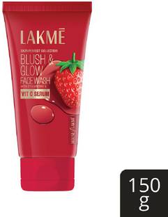 Lakmé Blush & Glow Strawberry Blast ,Gentle Facewash Cleanser Face Wash