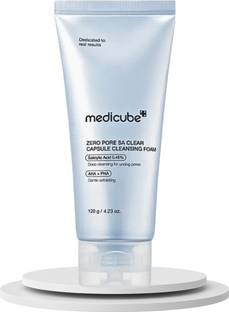 Medicube Zero Pore SA Capsule Cleansing Foam – Gentle Daily Exfoliant with Salicylic Acid Face Wash