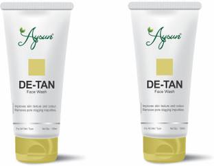 Aysun Organic Combo Pack of 2 De-Tan Face Wash