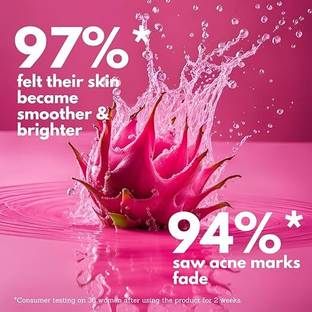 P.H.A.T. Skin Splash Facewash Infused with Dragon Fruit Snow Mushroom Niacinamide and Vitamin C & E Face Wash