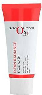 O3+ D-Tan Radiance  With Vitamin C Glowing Skin and deep cleanses, 60G Face Wash