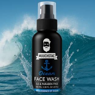 Zivra Ocean  for Men | Fight Acne & Pimples, Brighten Skin, Clears Dirt, Oil Control, Refreshing Feel - Multi-Action Formula (100 ml) Face Wash