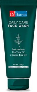 Dr Batra's Daily Care  Enriched With Tea Tree Oil Gentle  With Vitamin E & B3 For Clearer Skin All Day, 200g Face Wash