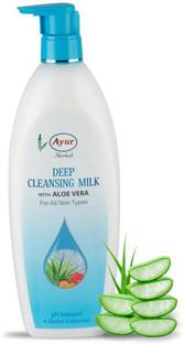 Ayur Herbal Deep Pore Cleansing Milk With Aloe Vera Face Wash