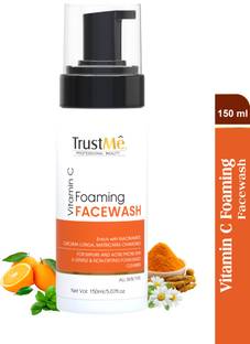 TRUSTME Vitamin C Foaming For Men & Women Impure Acne Prone Skin For Daily Use Face Wash