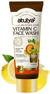 Atulya Vitamin C , SLS & Paraben Free | Reduce Dirt & Impurities - Face Wash