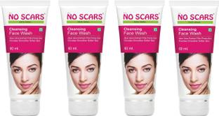 NO SCARS CLEANSING FACE WASH 60ML PACK OF 4  (240 ml) Face Wash