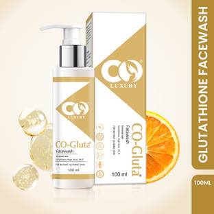 CO LUXURY Glutathione With Kojic Acid & Vit E | For Pigmentation & Oil Control Face Wash