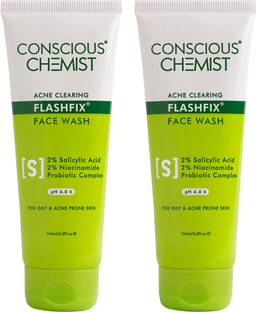 Conscious Chemist Daily  For Oily Acne Prone Skin - Pack of 2 Face Wash