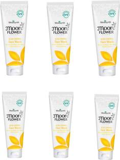 MEDISYNTH Moon Flower Acne - Control  50 Gm Pack of 6 Face Wash