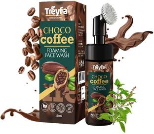 TREYFA Choco Coffee foaming face wash Anti aging, Deep exfoliation, Acne & Oil Control Face Wash