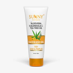 Sunny Herbals  Gel (With Aloevera, Calendula & Tea Tree Oil) Face Wash