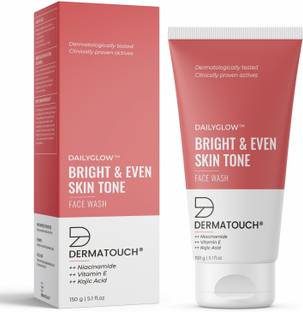 Dermatouch Bright & Even Tone  with Niacinamide, Vitamin E and Kojic Acid Face Wash