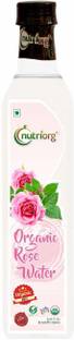 Nutriorg Organic Water 250 ml Glass Bottle Face Wash