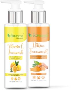 The Eco Mama Vitamin-C & Ubtan� Combo Face Wash