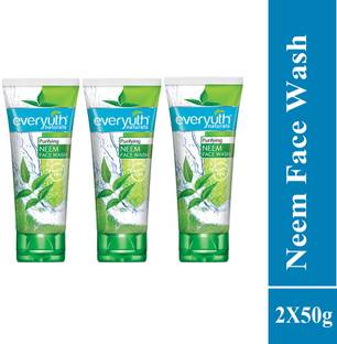 Everyuth Naturals Puriying Neem  (3X50g) Face Wash