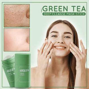 tanvi27 Cleansing Green Stick Green Tea Stick Mask Purifying Clay Stick Mask Oil Face Wash