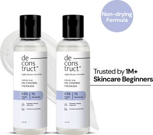 deconstruct Oil Control Face wash 0.5% Salicylic Acid| For Oily & Acne Prone Skin Face Wash