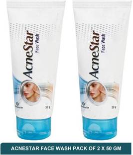acnestar face wash - best face wash to remove acne(pack of 2)50g Face Wash