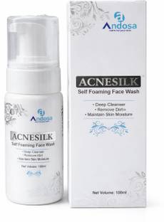 Andosa AcneSilk Self-Foaming  Your Clearer, Healthier Skin Face Wash