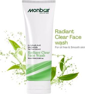 MONBAIR Salicylic Acid  with Green Tea, Niacinamide & Tea Tree - For Oil & Acne Control Face Wash