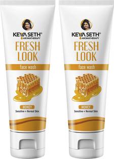 KEYA SETH AROMATHERAPY Fresh Look Honey Gel  Refreshing Foaming Soothes Inflamed Skin Enriched with Honey & Pure Essential Oil For All Skin Type, 100ml (Pack of 2) Face Wash
