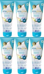 ahaglow Advanced  Gel 200g x Pack of 6 Face Wash