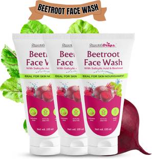smartdrops Beetroot Facewash For Removes Excess Oils & Reduce Acne Face Wash