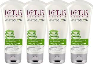 LOTUS HERBALS Herbals WHITEGLOW 3 in 1 Deep Cleansing Skin Whitening Facial Foam Face Wash