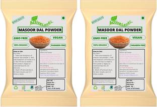 Activeland 100% Pure and Natural Masoor Dal Facewash Powder For Face And Skin (75gm Each) Face Wash
