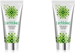 MODICARE SCHLOKA Purifying neem and Gotukola Newly Pack (Pack of 2) Face Wash
