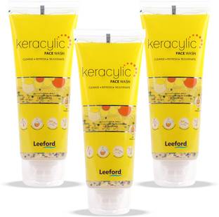 Leeford Keracylic Salicylic Acid  with Beads | Cleanses, Exfoliates & Brightens Face Wash